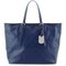 Longchamp Lm Cuir Lagoon Tote Navy Blue Shoulder Bag Leather Handbag France New