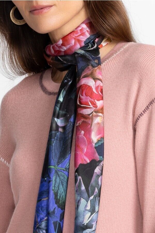 Scarf Shawl Square 100 Silk Scarf Long Johnny Was Studio Scarf