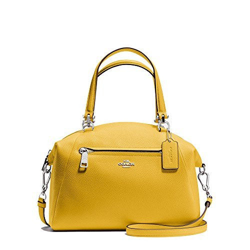 COACH Pillow Tabby 18 Leather Yellow Mustard Shoulder Bag 1941 Small Handbag  NEW
