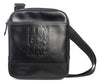 Longchamp Mocha Black Leather Cavalier Crossbody Bag Unisex Handbag Purse New