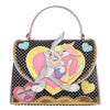 Irregular Choice Looney Tunes Bugs Bunny Lola COUPLE GOALS BAG Black Heart NEW