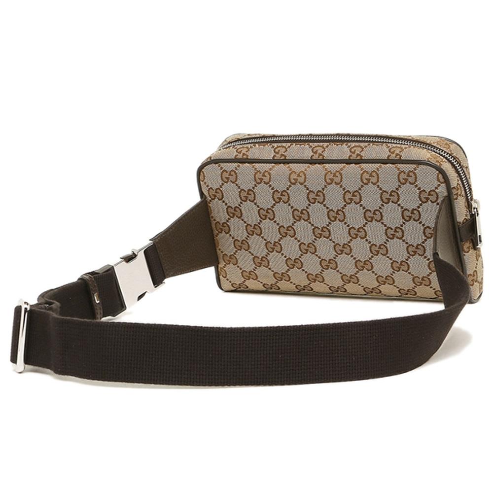 Gucci Unisex GG Guccissima Small Canvas GG Waist Belt Bag Logo