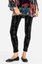 Johnny Was Althea Velvet Legging Leggings Pants Black Floral Embroidered J60821-9 New