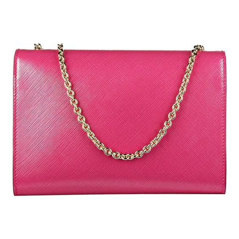 Salvatore Ferragamo Ginny Mini Leather Bag Fuchsia Pink Crossbody Handbag Purse NEW