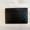 Gucci GG Micro Ssima Card Holder Black Luxury Soft Leather Style Card Case New