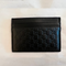 Gucci GG Micro Ssima Card Holder Black Luxury Soft Leather Style Card Case NEW