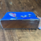 Ted Baker Royal Blue Floral Light Pink Cosmetic Make Up Zip Bag Handbag Vinyl New