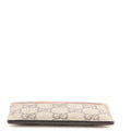 Gucci Supreme Monogram Card Holder Credit Case Dark Brown Wallet Beige Italy NEW