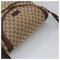 Gucci GG Supreme Canvas Diaper Bag Brown Beige Handbag Baby Changing Pad Italy NEW
