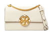 Tory Burch Miller Ivory Leather Shoulder Bag Single Strap Satchel Handbag Bag Gold Chain Strap New