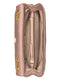 Tory Burch Kira Devon Sand Beige Chevron Leather Shoulder Bag Gold Chain Strap Quilted Handbag Bag NEW