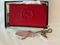 Gucci Soho Red GG Crossbody Wallet Leather Handbag Shoulder Purse Bag Italy NEW