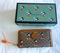 Gucci GG Disney X Mickey Mouse Zip Around Tan Gold Brown Purse Wallet Italy NEW