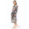 Johnny Was Cozy Robe Valentina Floral Print Long Sleeve With Tie Belt L/XL New