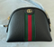 GUCCI Calfskin GG Web Ophidia Dome Small Gold Black Shoulder Bag Handbag NEW