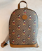 GUCCI GG Disney X Mickey Mouse Zip Around Tan Brown Purse Wallet Italy NEW