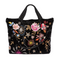 Johnny Was Celestin Velvet Tote Black Floral Handbag Flowers Bag Embroidery New