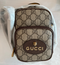 Gucci Neo Vintage Logo Mini Beige Ebony GG Brown Italy Shoulder Bag Handbag New