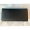 Gucci Soho Black Pebbled Leather Long Wallet Flap GG Large Authentic Italy NEW