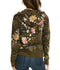 Johnny Was Mei Leggings Cotton Floral Pant Embroidery Molly Camo Pants Beige NEW