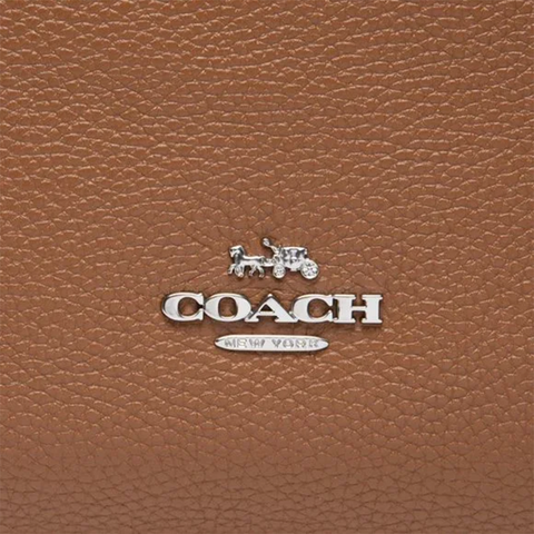 Coach Scout Saddle Handbag Bag Brown leather Authentic Purse NEW