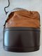 Gucci GG 1955 Horse Bit Cocoa Dark Brown Bucket Shoulder Bag Leather Handbag NEW