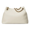 Gucci Soho Ivoire Ivory Gold White Hobo Leather Shoulder Bag Handbag Purse New