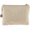 Mary Frances Bride Tribe White Wedding Zipper Beaded Bag Handbag Bridal Gold New