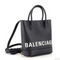 Balenciaga Logo Ville Tote Handbag Leather Bag XXS Black Shoulder Strap NEW