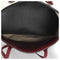 Burberry Large Society Tote Black Trim Burgundy Top Handle Bag Handbag Italy New