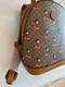 GUCCI GG Disney X Mickey Mouse Zip Around Tan Brown Purse Wallet Italy NEW