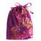 Johnny Was Sweet Bouquet Decklyn Pillowcase Silk Purple Floral Pattern Zipper New