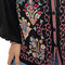 Johnny Was Bertha Blouse Black Top Button Down Shirt Long Sleeve Embroidery NEW