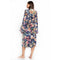 Johnny Was Cozy Robe Valentina Floral Print Long Sleeve With Tie Belt L/XL New