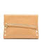 Hammitt VIP Medium Bag Zipper Leather Handbag Toast Tan Weave Gold Purse NEW