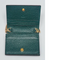 Gucci Zumi Chain Mini Bag Vintage Green Leather Card Case Gold Italy Handbag NEW