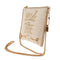 Mary Frances Bride Tribe White Wedding Zipper Beaded Bag Handbag Bridal Gold New