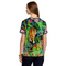 Johnny Was Janie Favorite Raglan Tee Swing Tigres Wild Green Blue Top Shirt NEW