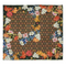 Johnny Was Oz Cozy Blanket Reversible Home Lounge Weighted Floral Yellow Bag New