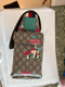 Gucci Supreme Mushroom Canvas Baby Diaper Changing Bag Italy Handbag New