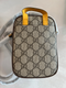 Gucci Neo Vintage Logo Mini Beige Ebony GG Brown Italy Shoulder Bag Handbag New