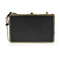 Mary Frances Blossoms Black Purple Handbag Flower Bead Chain Strap Gold Bag New