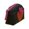 ILI New York Double Heart Cosmetic Case Handbag Bag Black Red Orchid Purse NEW