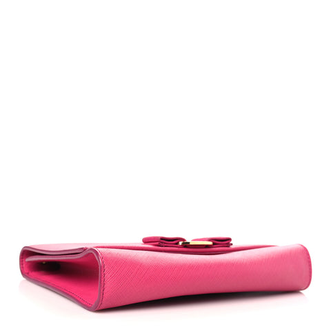 Salvatore Ferragamo Ginny Mini Leather Bag Fuchsia Pink Crossbody Handbag Purse NEW