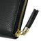 Gucci Soho GG Leather Black Long Wallet Zip Around Large Italy Handbag Purse NEW