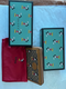 Gucci GG Disney X Mickey Mouse Zip Around Tan Gold Brown Purse Wallet Italy NEW