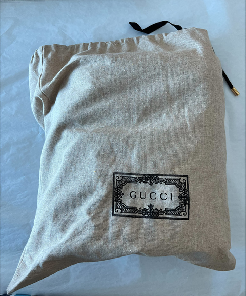 Gucci GG 1955 Horse Bit Cocoa Dark Brown Bucket Shoulder Bag Leather Handbag NEW