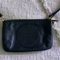 Tory Burch Kipp Black Small Crossbody Leather Handbag Belt Zipper Bag Gold Purse New