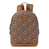 GUCCI GG Disney X Mickey Mouse Zip Around Tan Brown Purse Wallet Italy NEW