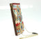 Mary Frances Turquoise Power Cell Phone Crossbody Pouch Bag Cream Red Beaded NEW